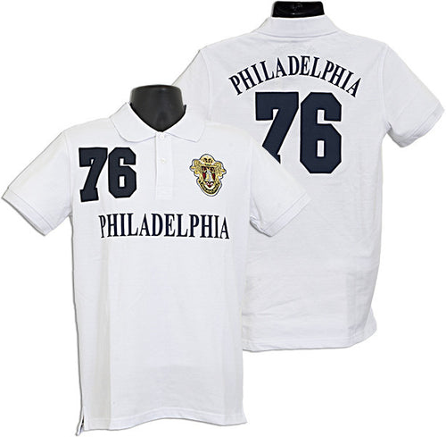 Polo Shirt Philadelphia 76 WHITE Size XL