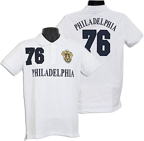 Polo Shirt Philadelphia 76 WHITE Size XL