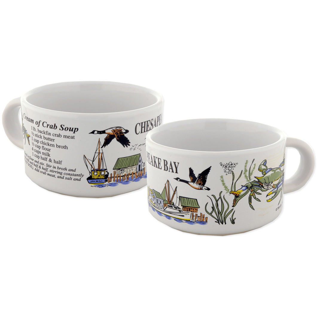 SMCB1 Soup Mug Chesapeake Bay Cream Of Crab