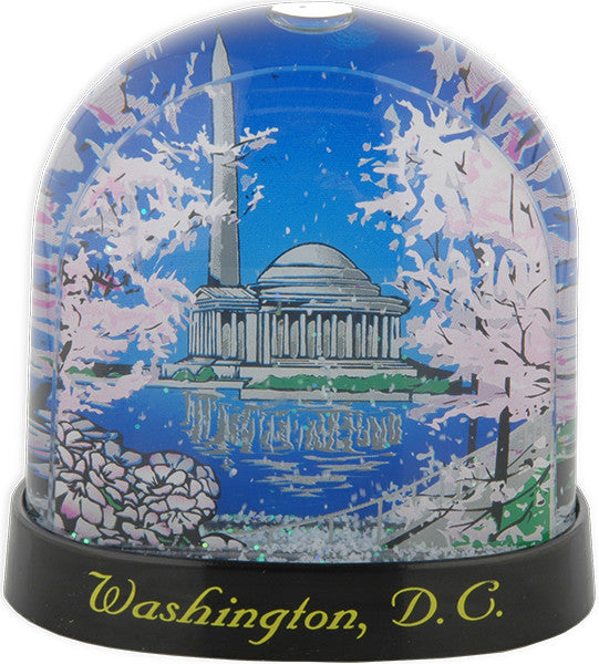 Snow Dome Tall Wash DC Cherry Souvenir