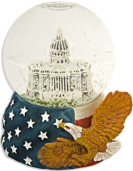 Water Globe Glass 65mm DC Capitol Souvenir