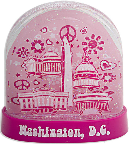 Snow Dome Tall Wash DC Hippie Souvenir