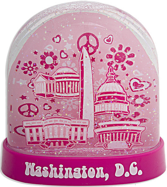 Snow Dome Tall Wash DC Hippie Souvenir
