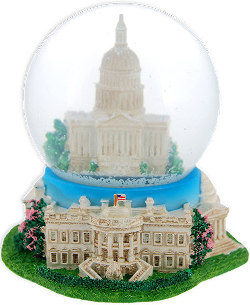 Water Globe Glass 100mm Music Washington DC Souvenir