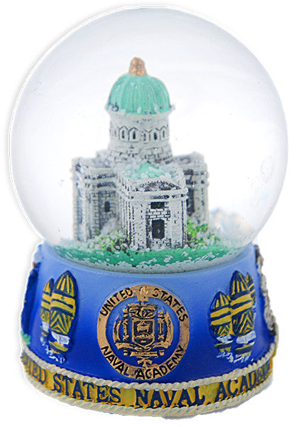 Water Globe Glass 65mm U.S. Naval Academy Souvenir