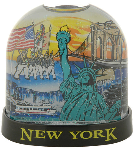 Snow Dome Tall New York Souvenir
