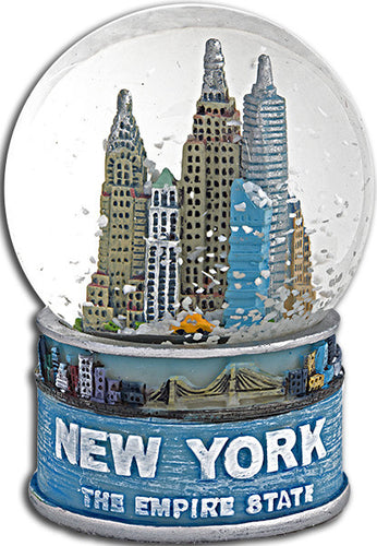 Water Globe 45mm Glass New York Empire State  Souvenir