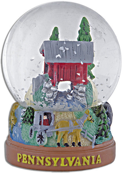 Water Globe Glass 45mm Pennsylvania Souvenir