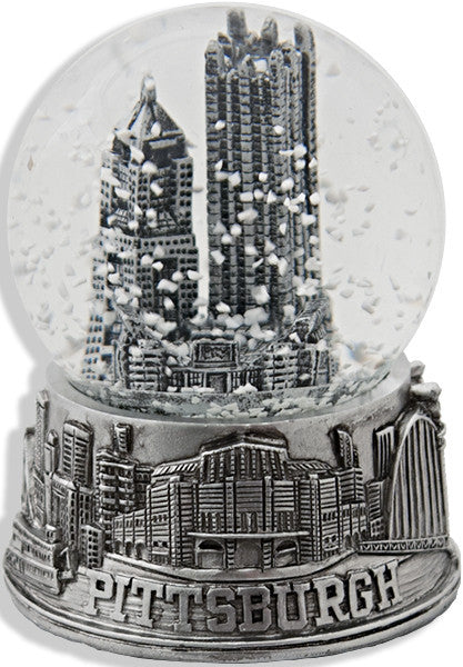 Water Globe Glass 65mm Pittsburgh Pewter Souvenir