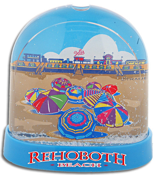 Snow Dome Tall Rehoboth Beach Souvenir