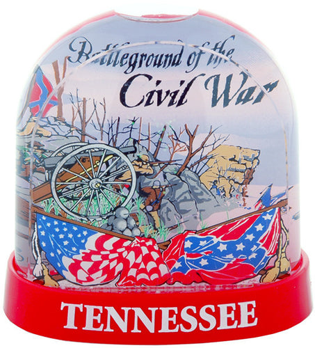 Snow Dome Tall Tennessee Civil War Souvenir