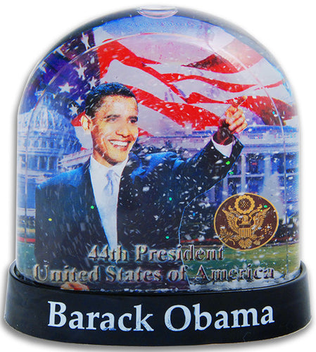 Snow Dome Tall Barack Obama Souvenir