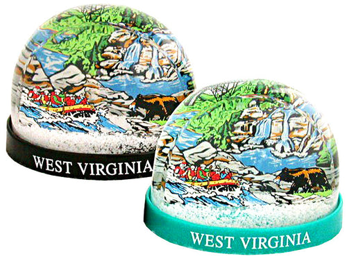 Snow Globe Large West Virginia Souvenir