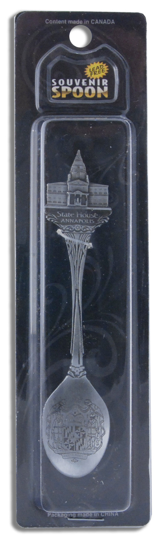 Solid Pewter Spoon Annapolis State House