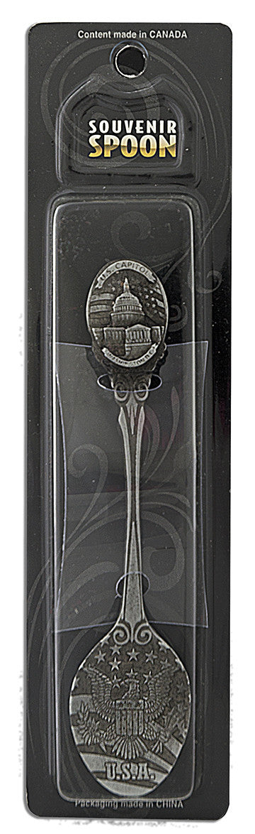 Solid Pewter Spoon DC Capitol