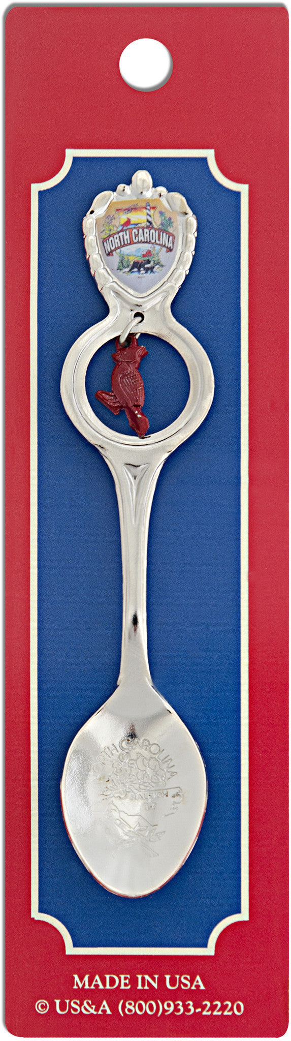 Spoon Dangle Red Cardinal North Carolina