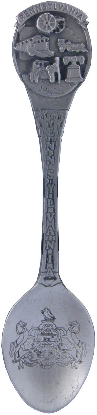 Pewter Spoon Pennsylvania Scene