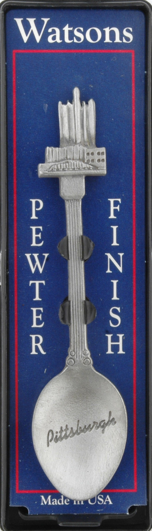 Pewter Spoon Pittsburgh Skyline