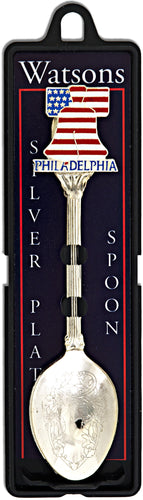 Spoon Liberty Bell with Flag Philadelphia