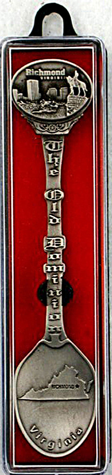 Solid Pewter Spoon Richmond Virginia