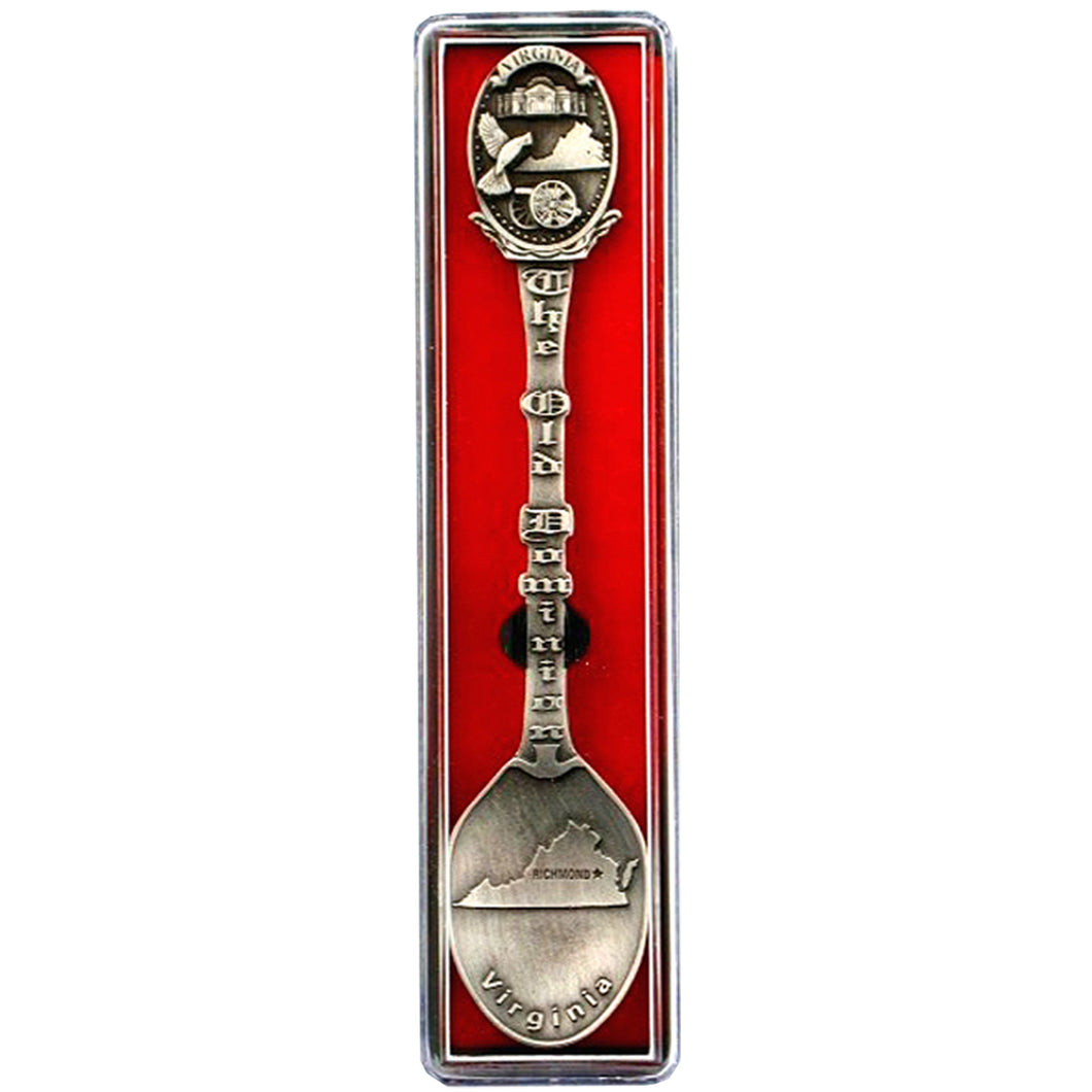 Solid Pewter Spoon Virginia