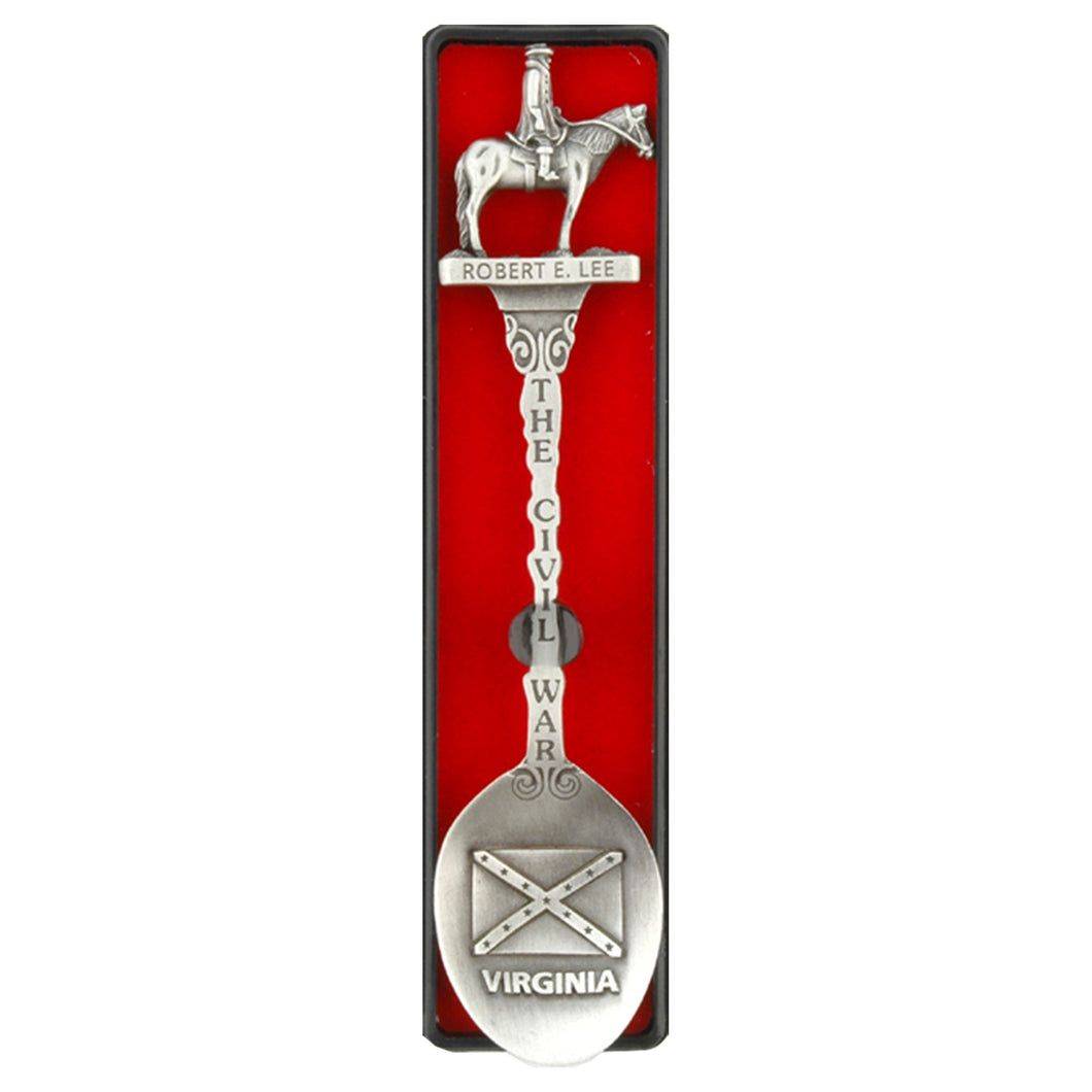 Solid Pewter Spoon Virginia Robert E Lee