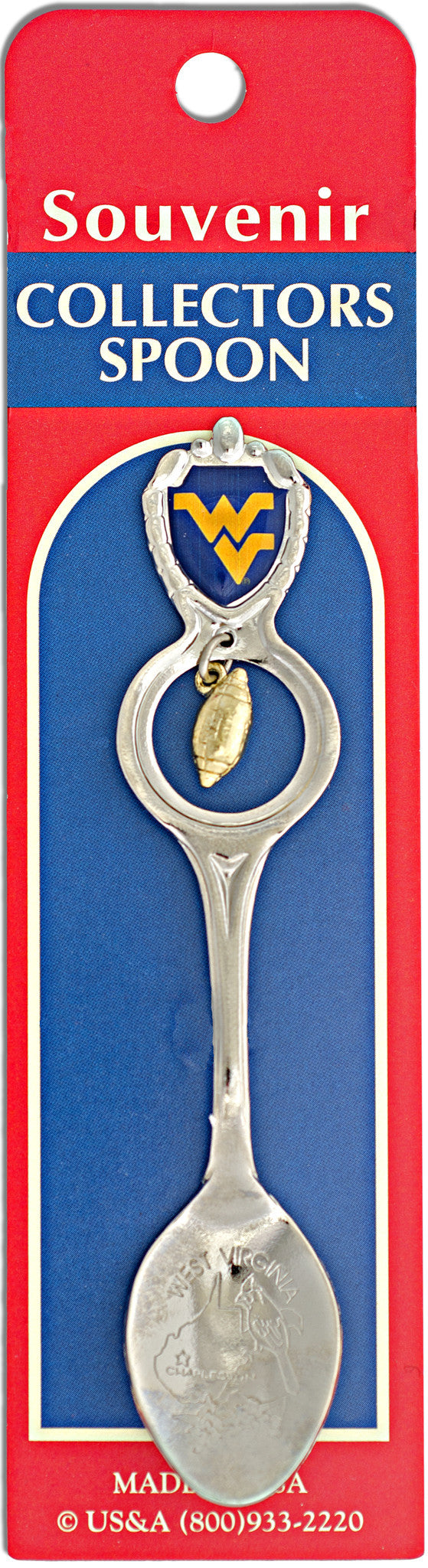 Spoon Dangle Football West Virginia University
