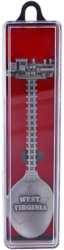 Solid Pewter Spoon West Virginia Locomotive