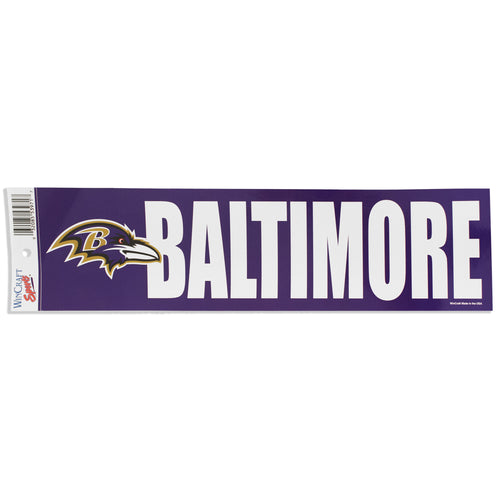 STBR2 Sticker Large Bumper Baltimore Ravens
