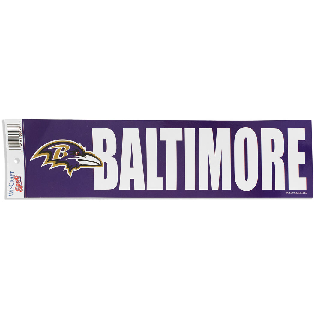 STBR2 Sticker Large Bumper Baltimore Ravens