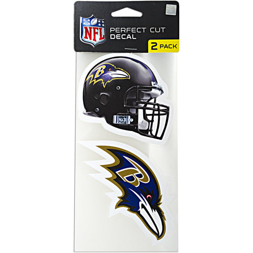 STBR6 Decal Perfect Cut 2-Pack Baltimore Ravens