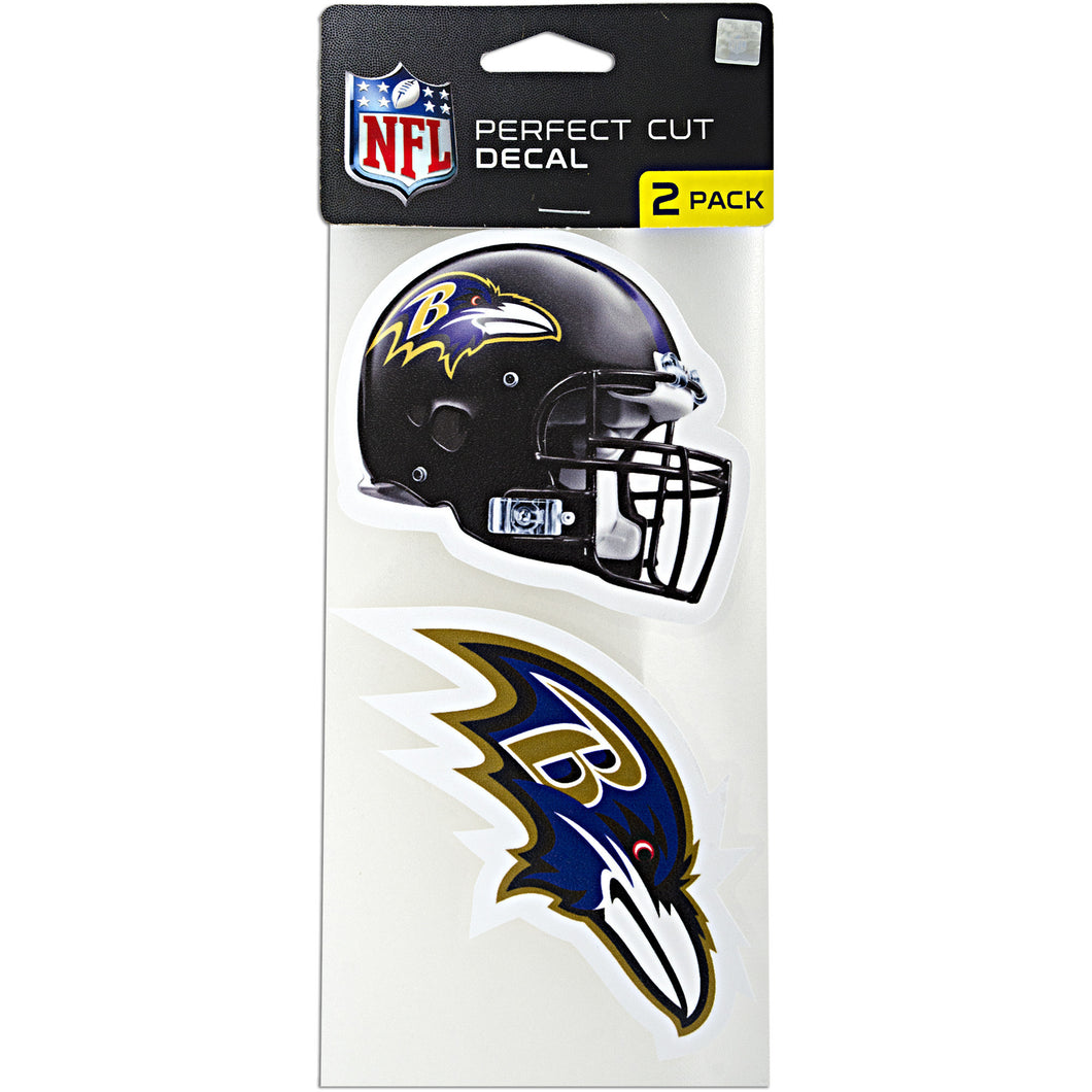 STBR6 Decal Perfect Cut 2-Pack Baltimore Ravens