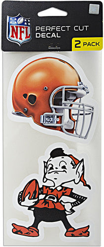 STCL6 Decal Perfect Cut 2Pack Cleveland Browns