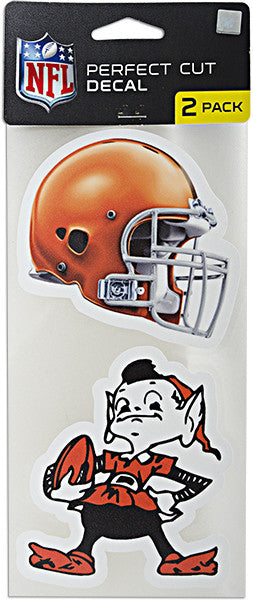 STCL6 Decal Perfect Cut 2Pack Cleveland Browns