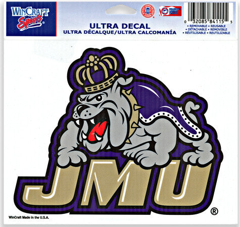 STJM1 Decal 5x6 Ultra James Madison University