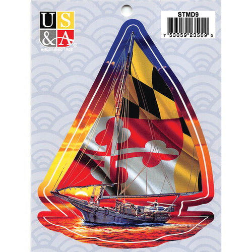 STMD9 Crab Cut Out Sticker with MD Skipjack