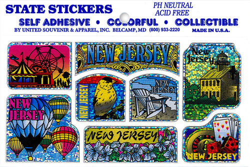 STNJ1 Sticker Pack New Jersey
