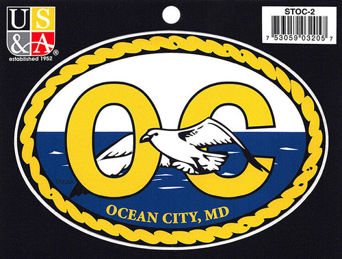 STOC2 Euro Oval Sticker OC Seagull