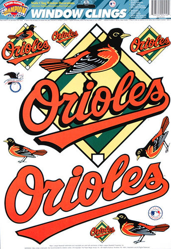 STOR4 Sticker Large  Sheet Orioles Logo Bird