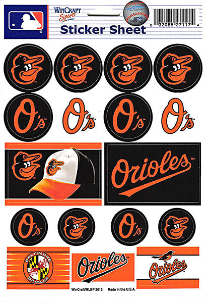 STOR5 Sticker Pack Orioles