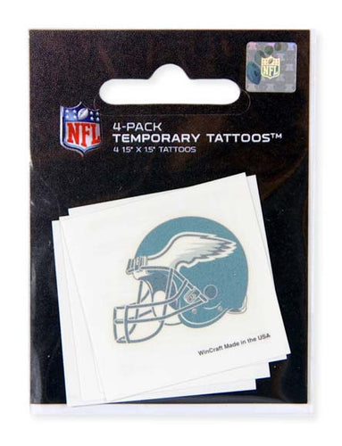 STPE4 Temporary Tattoo 4 Pack Philadelphia Eagles