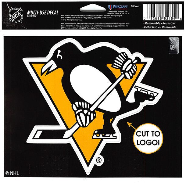 STPK1 Decal 5x6 Ultra Pittsburgh Penguins