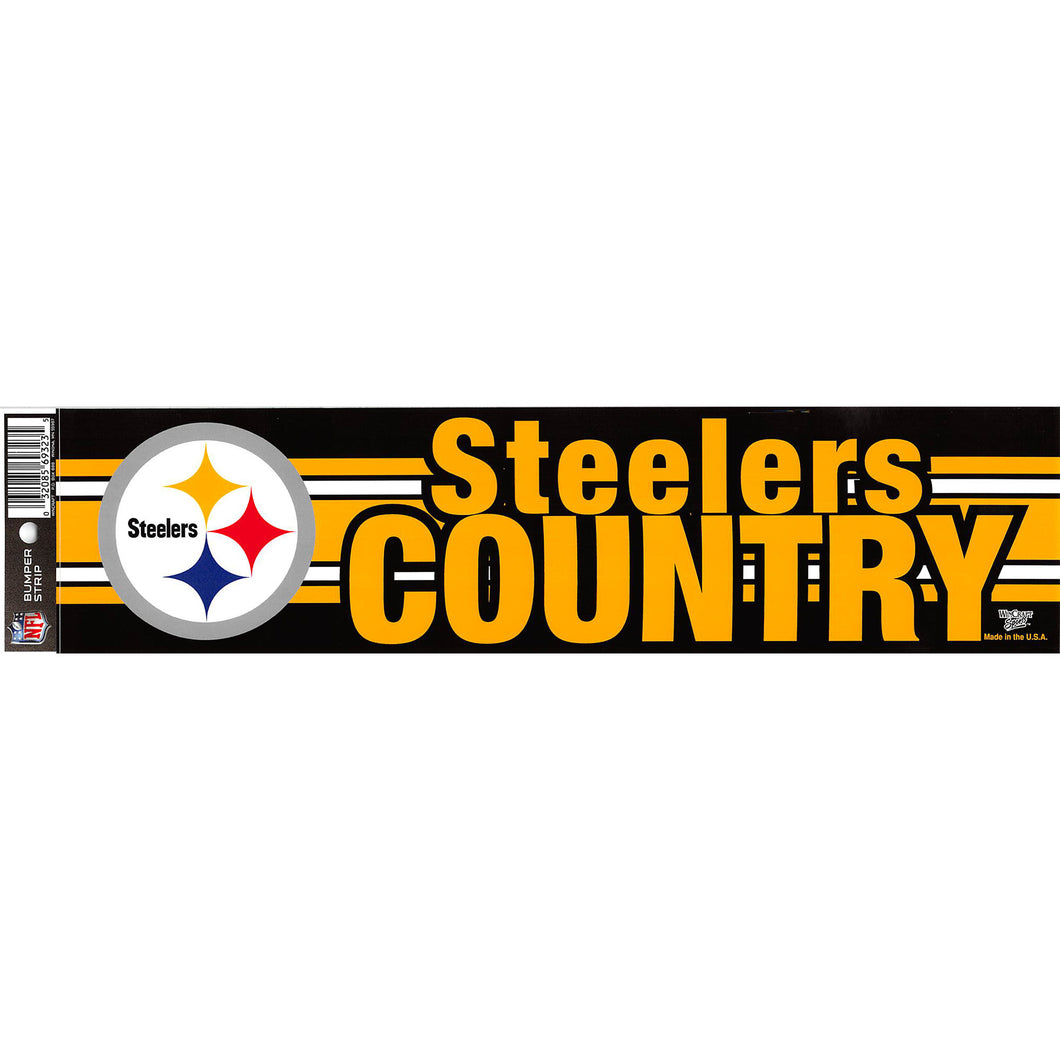 STST2 Sticker Large Bumper Steelers Country