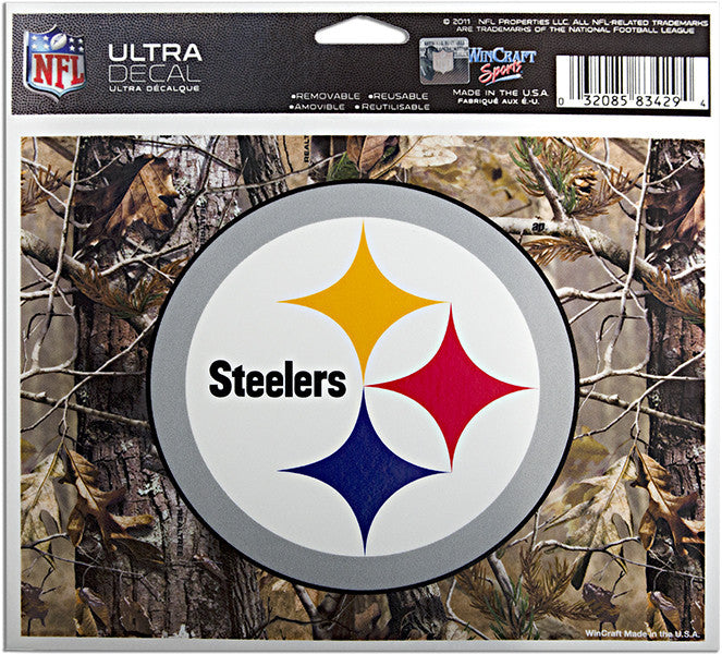 STST5 Decal RealTree Camo Pittsburgh Steelers