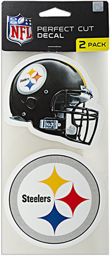 STST6 Decal Perfect Cut 2Pack Pittsburgh Steelers