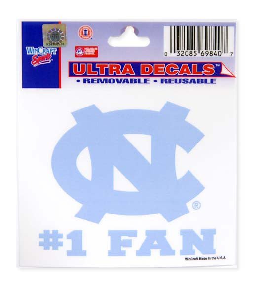 STUN1 Sticker Sm  Static Cling UNC #1 Fan
