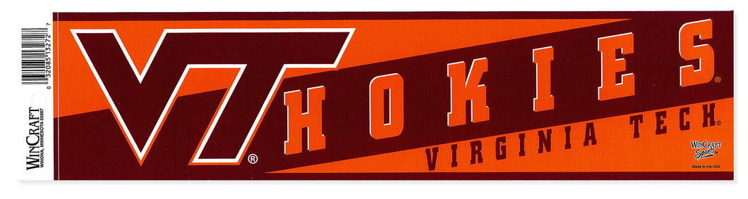 STVT2 Sticker Large Bumper Virginia Tech