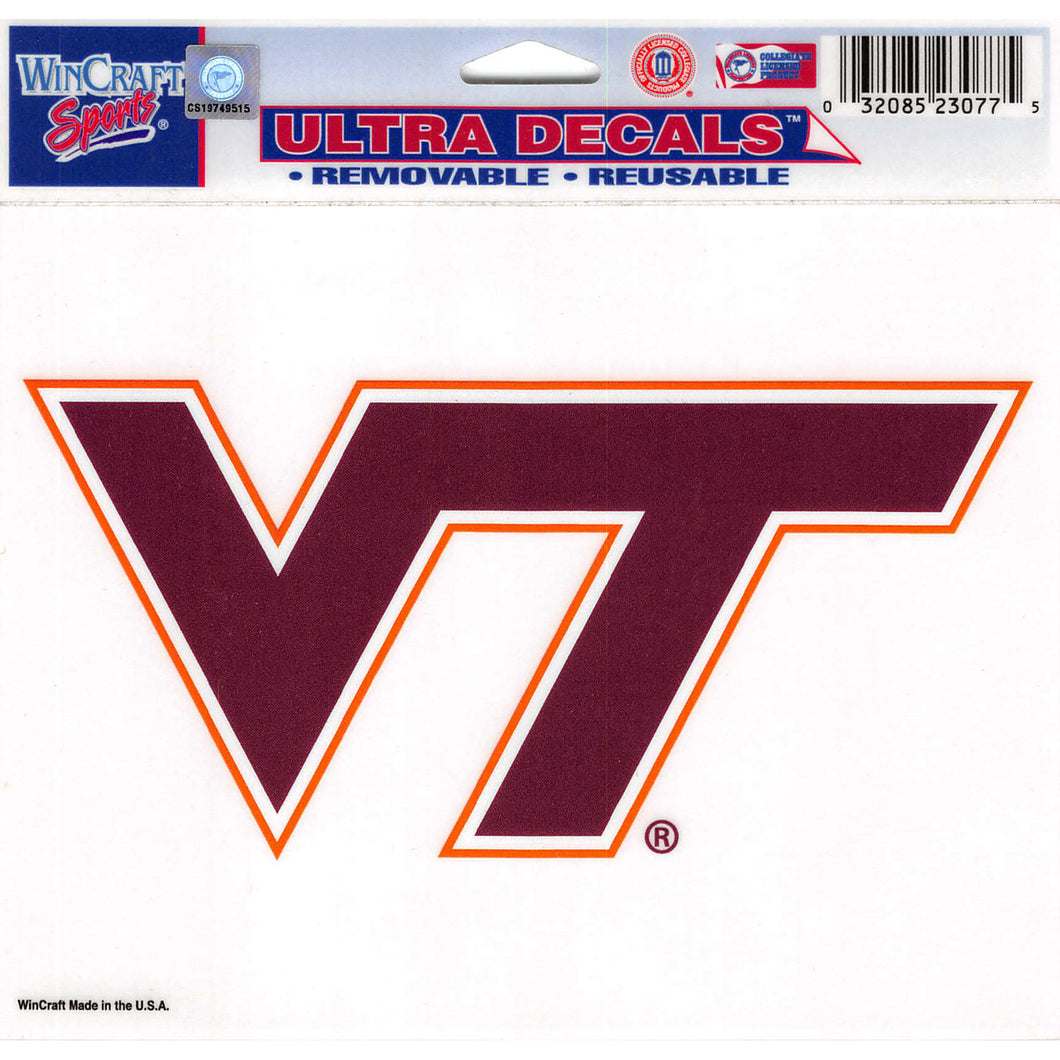 STVT3 Decal 5x6 Ultra Virginia Tech