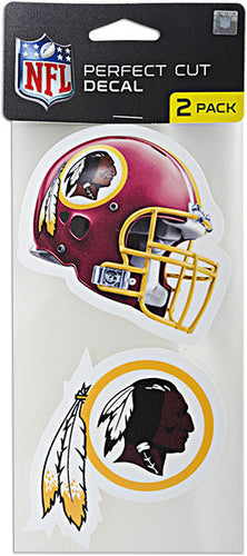 STWR6 Decal Perfect Cut 2-Pack Washington Redskins