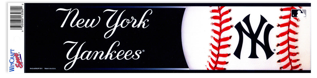 STYK3 Bumper Sticker Baseball Yankees